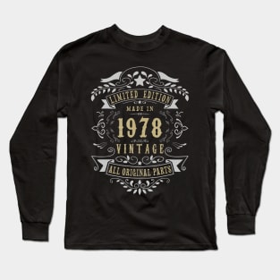 42 years old Made in 1978 42nd Birthday Gift Long Sleeve T-Shirt